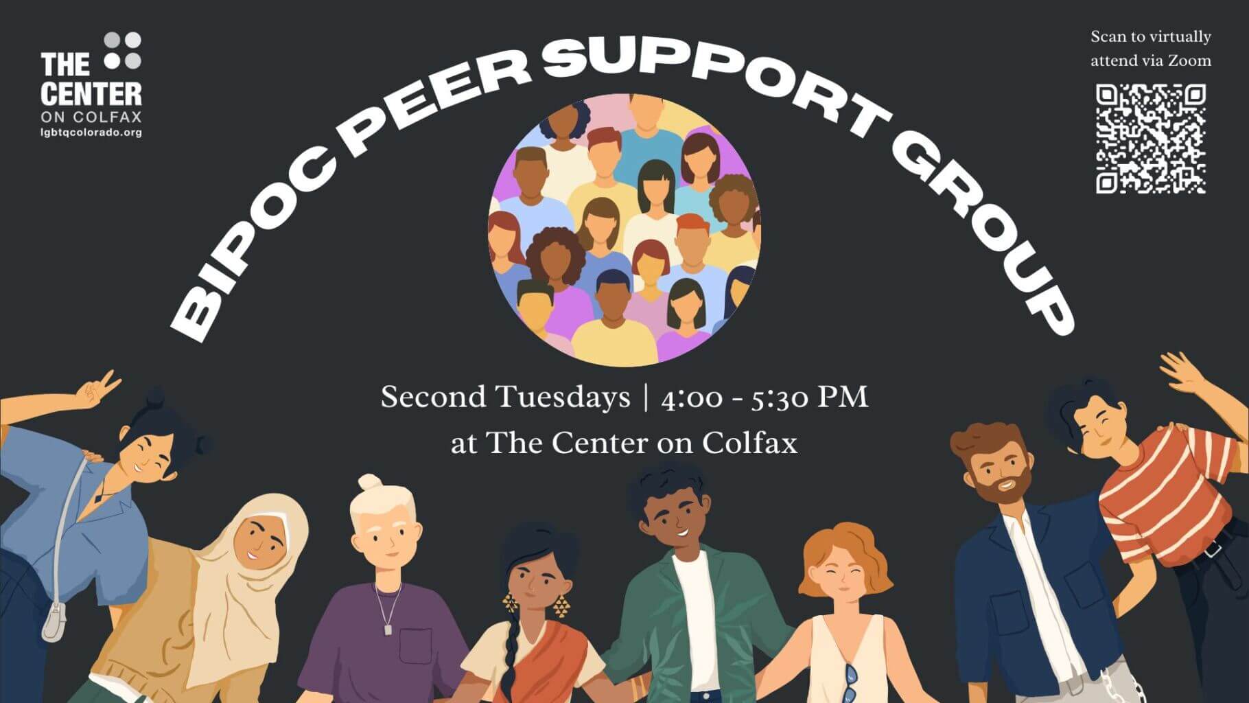 BIPOC Peer Support Group - Second Tuesdays, 4:00 - 5:30 PM