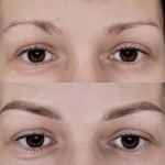 Ombré Eyebrows before and after Ombré Eyebrows before and after