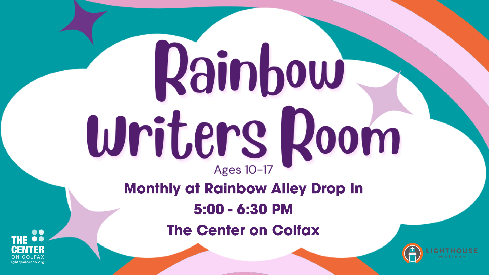 Rainbow Writers Room - Monthly at Rainbow Alley