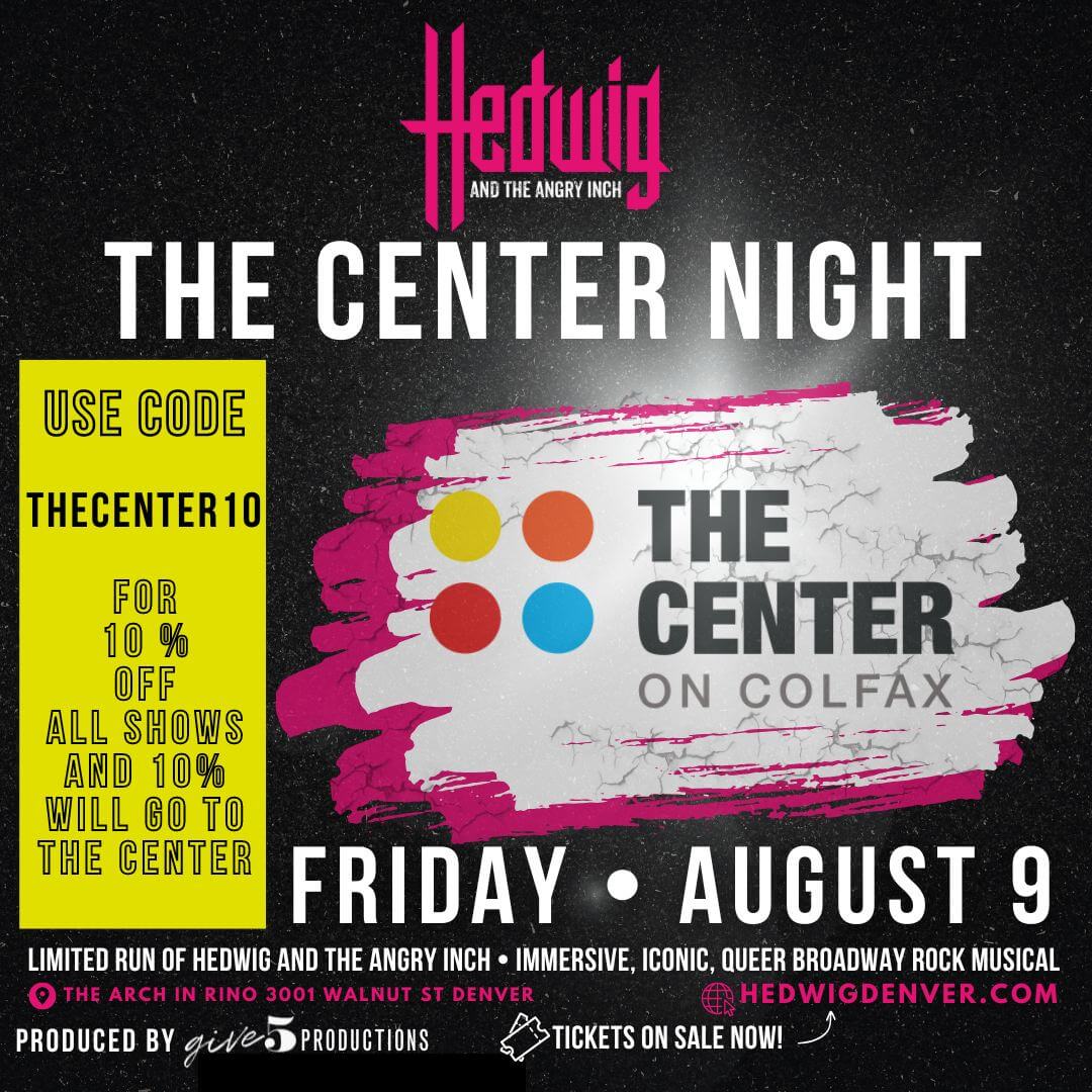 The Center Night: “Hedwig and the Angry Inch” Immersive Broadway Rock Musical with Pre-Show by Jessica L’Whor