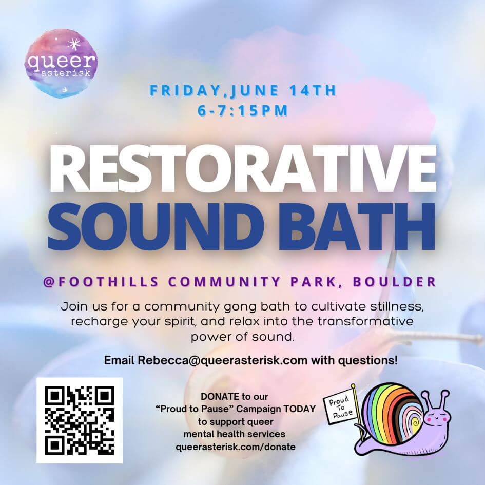 Proud To Pause: Restorative Sound Bath