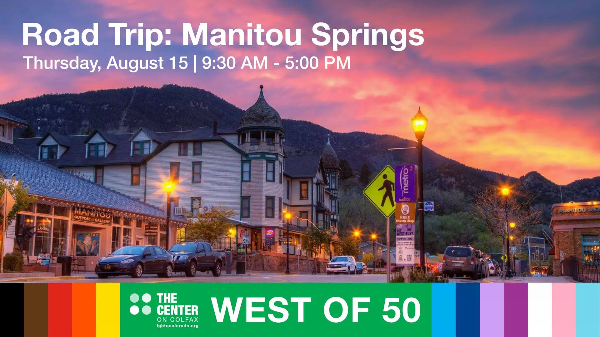 West of 50: Road Trip to Manitou Springs!