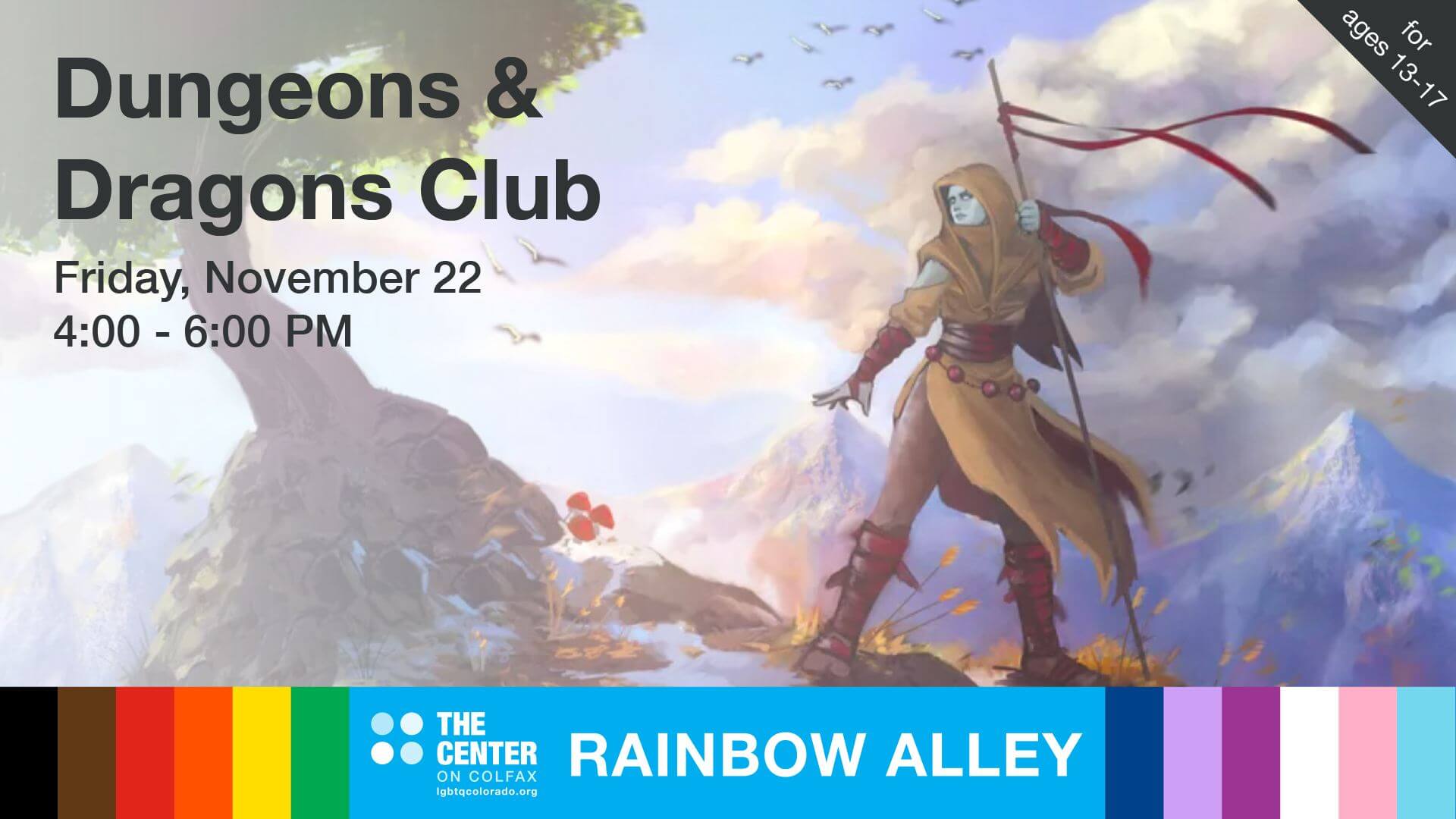 Rainbow Alley's DnD Club - November 22, 2024, 4:00 - 6:00 PM