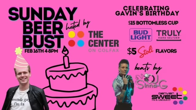 Denver Sweet Beer Bust for The Center on Colfax - Sunday, February 16, 2025, 4:00 - 8:00 PM