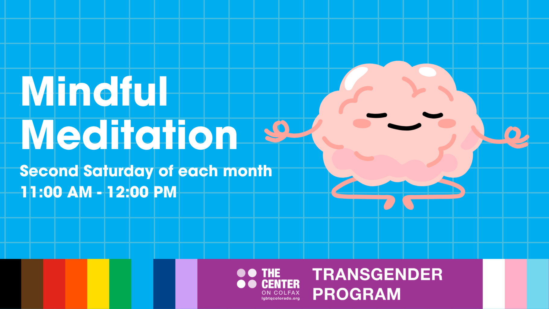 Mindful Meditation - Second Saturday of each month, 11:00 AM - 12:00 PM