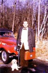 At the University of Connecticut with Gai Luron 