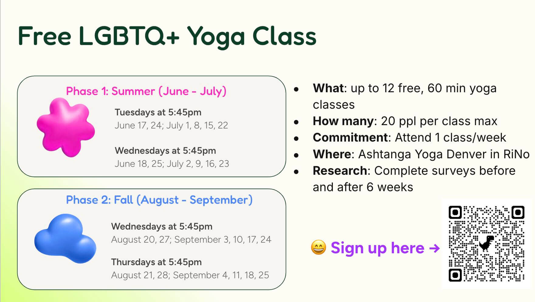 Free LGBTQ+ Yoga Classes