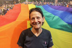 Mimi Schwarz, Lesbian Lounge Attendee