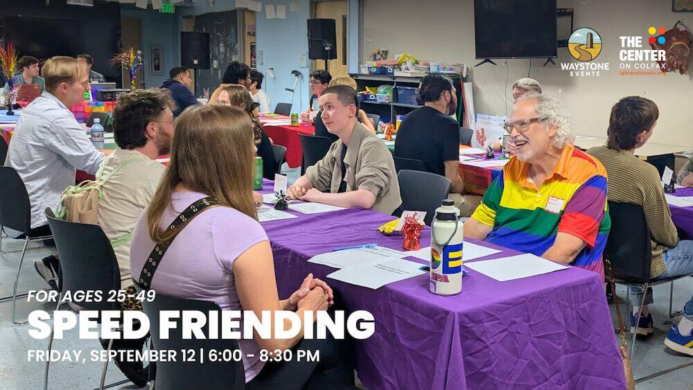 Speed Friending (Ages 25-49) - Friday, September 12, 6:00 - 8:30 PM