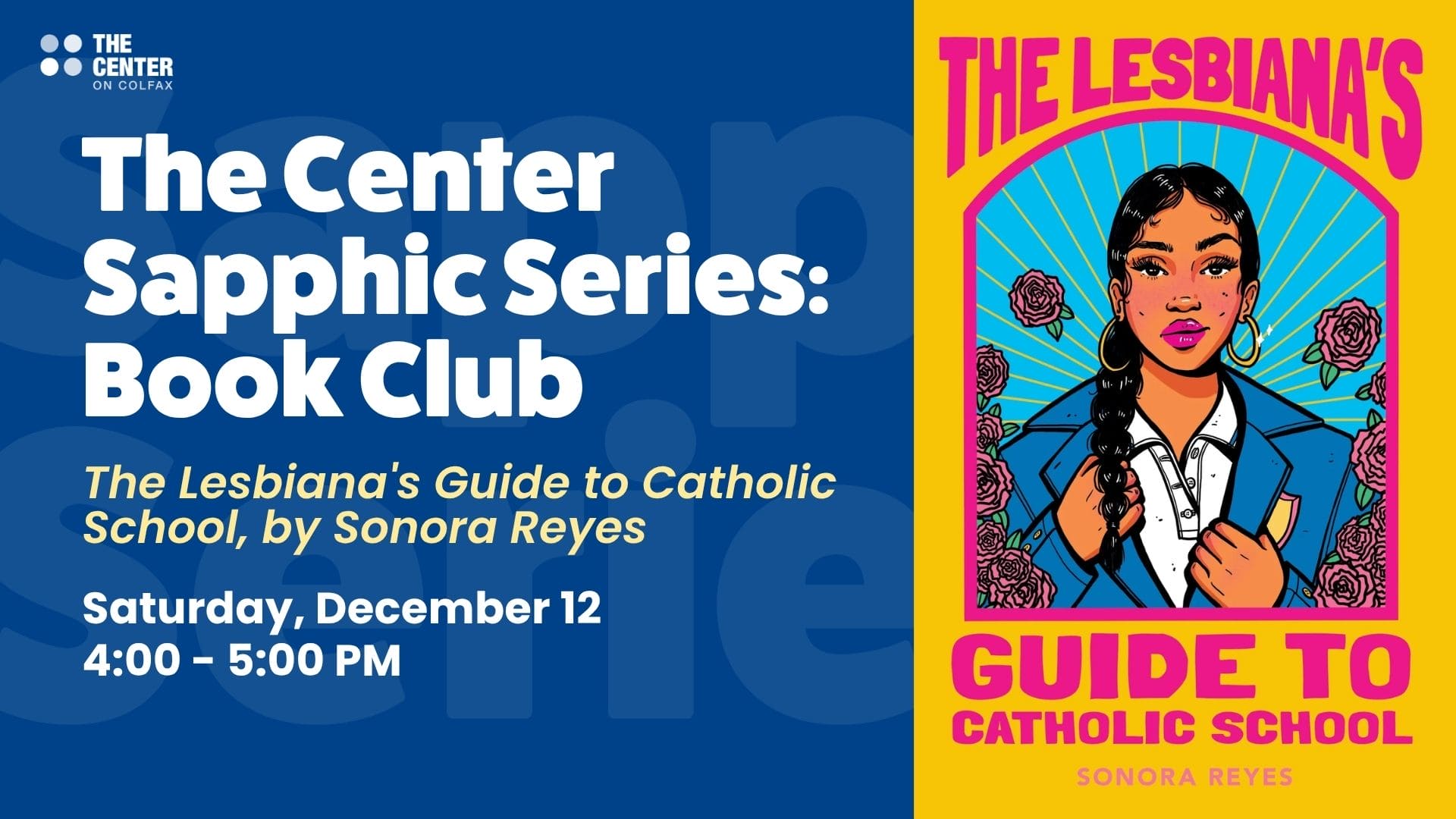 The Center Sapphic Series Book Club, December 2026