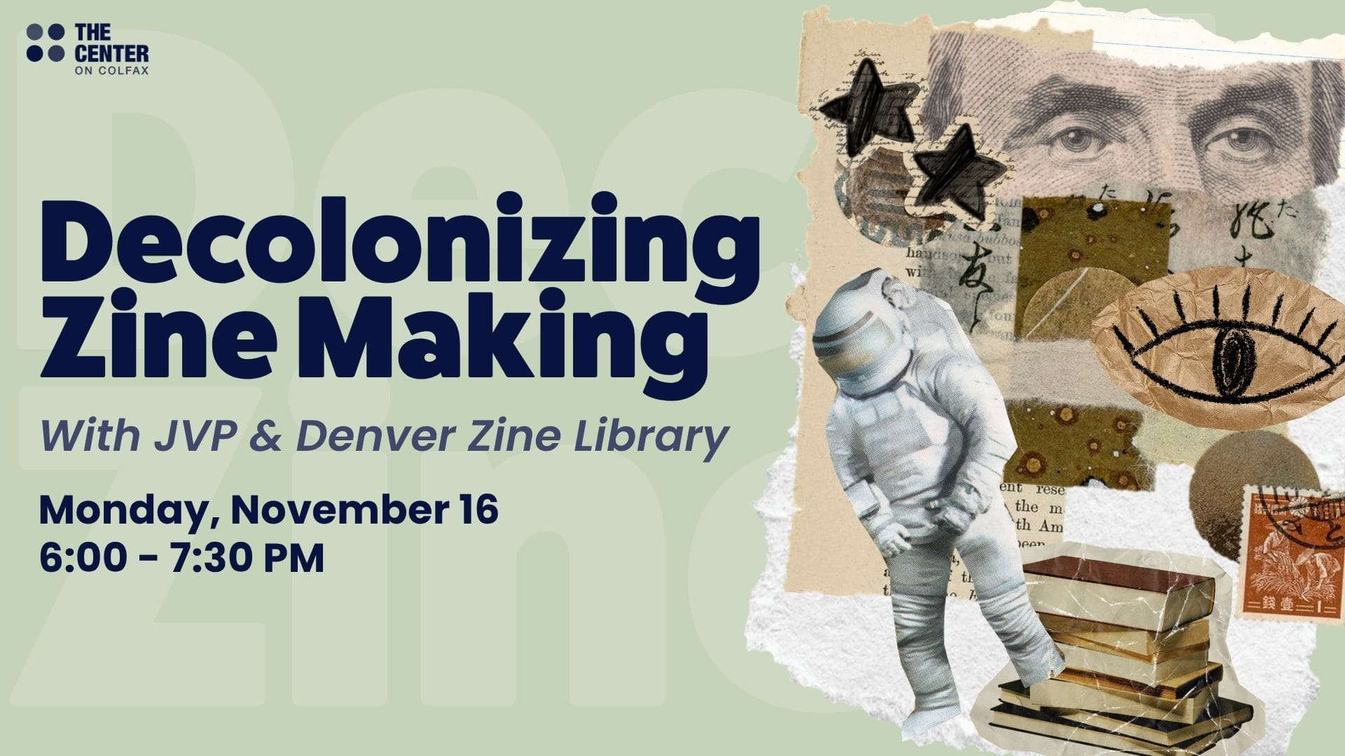 Decolonizing Zine Making with JVP & Denver Zine Library