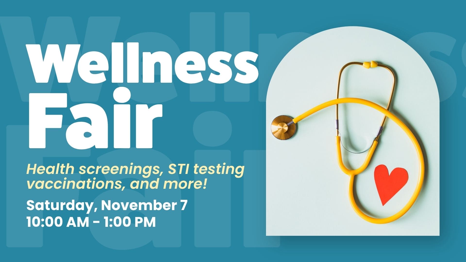 Wellness Fair Banner image